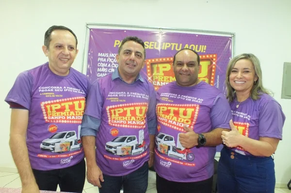 Campanha IPTU Premiado em Campo Maior