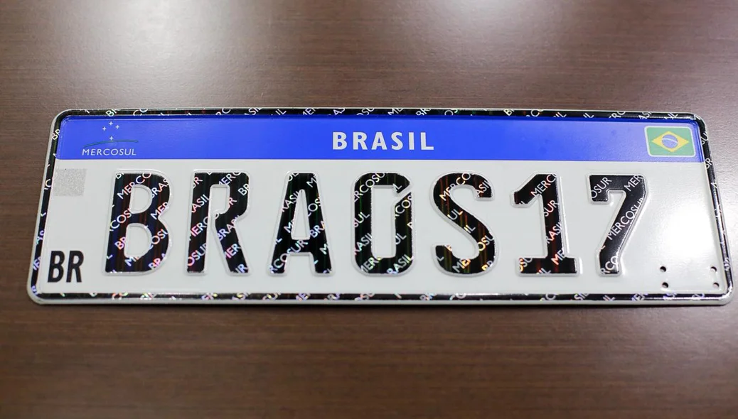Nova placa Mercosul passa a ser adotada no Piauí