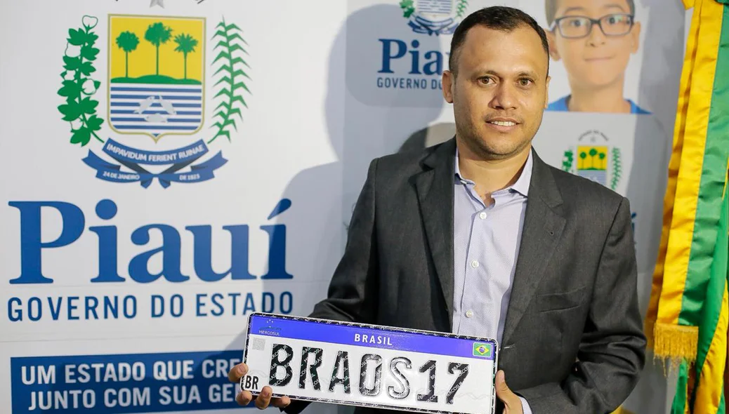 Presidente do sindicato de placas do Piauí, Franklin Medeiros