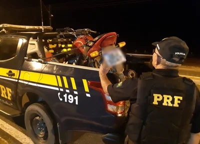 Veículo recuperado pela PRF