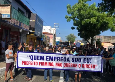 Comerciantes do Dirceu querem que o prefeito Firmino resolva o problema