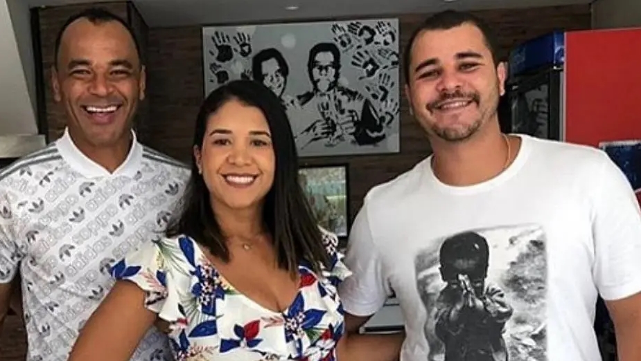 Foto postada por Cafu ao lado do filho Danilo no Dia dos Pais