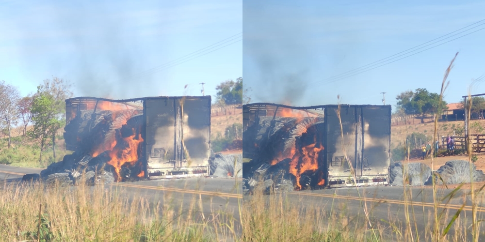 Carga foi totalmente destruída