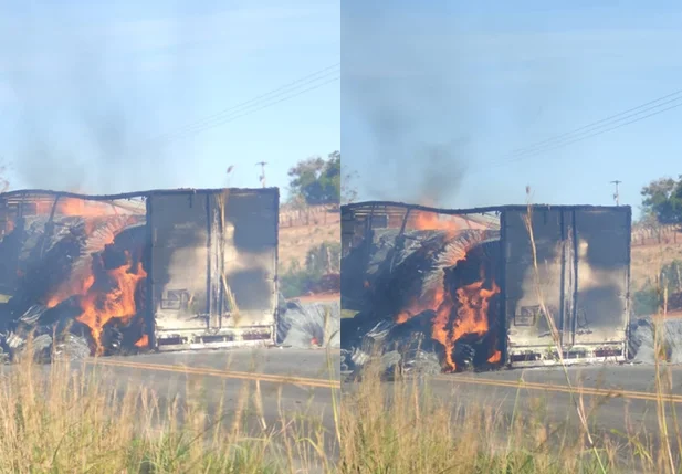 Carga foi totalmente destruída