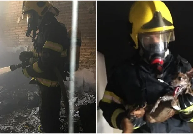 Incêndio em residência na cidade Floriano 