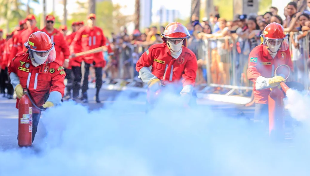 Equipe do Corpo de Bombeiros