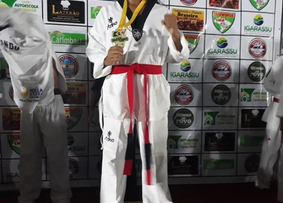 Ana Beatriz Mesquita é tricampeã brasileira de Taekwondo