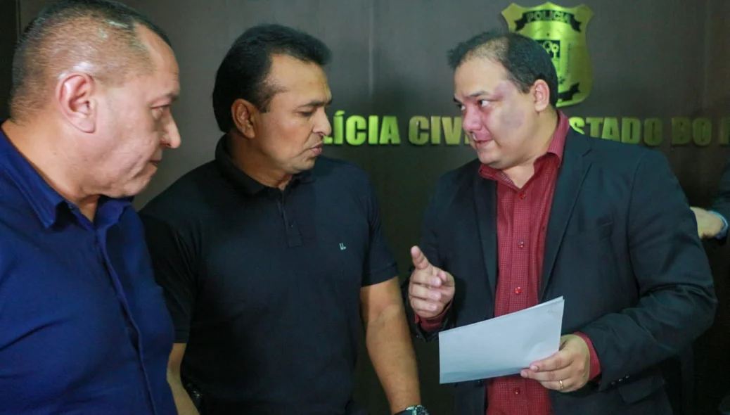 Fábio Abreu participou da reunião na Delegacia Geral 