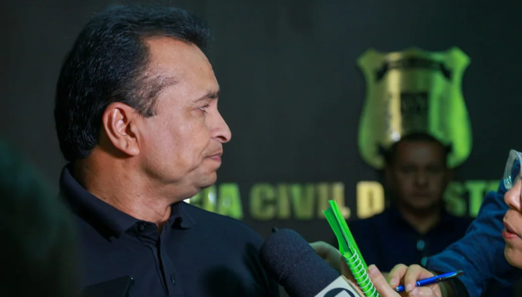 Secretário de Segurança Fábio Abreu 