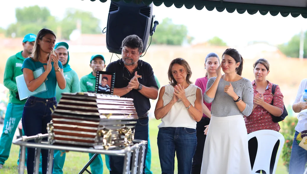 Familiares muito emocionados 