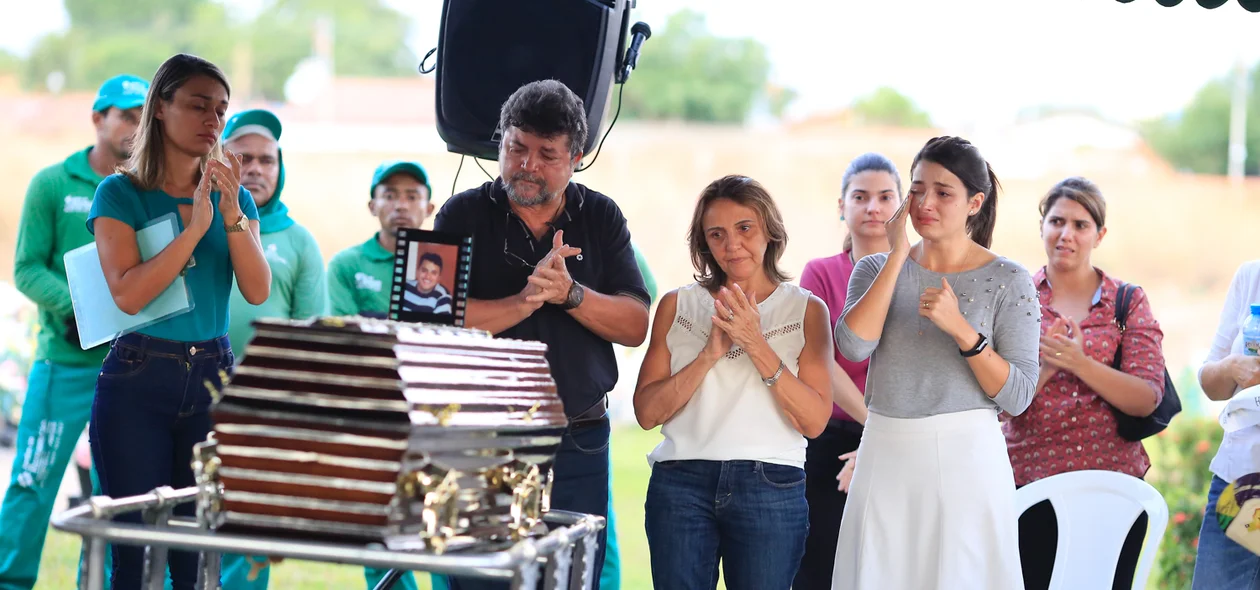 Familiares muito emocionados 