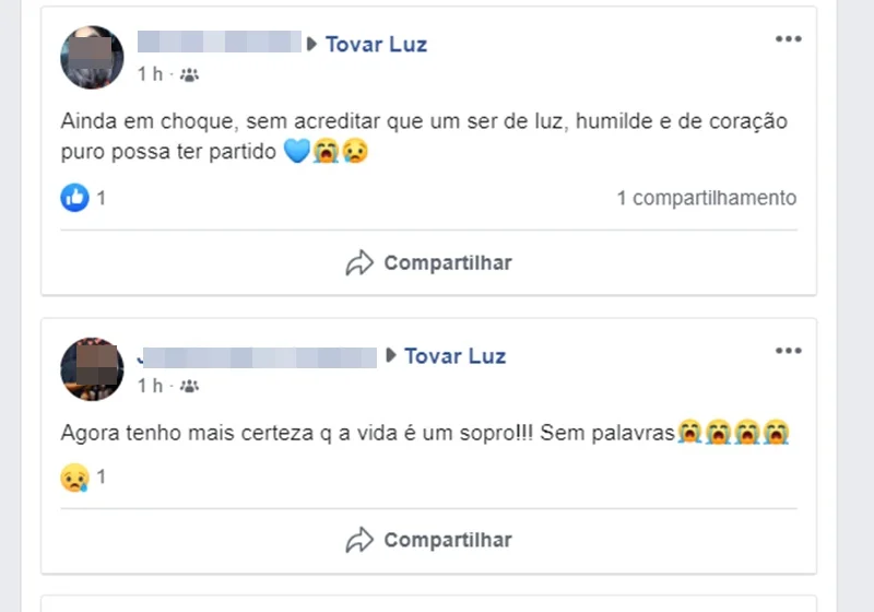 Tovar Luz morreu em um acidente na BR 343