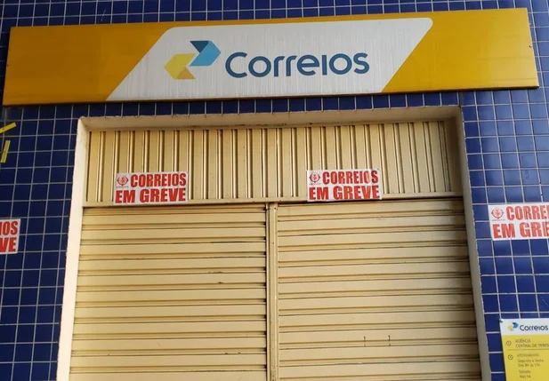 Correios em greve