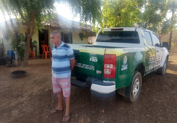 Erimar Rocha de Araujo preso em Sigefredo Pacheco
