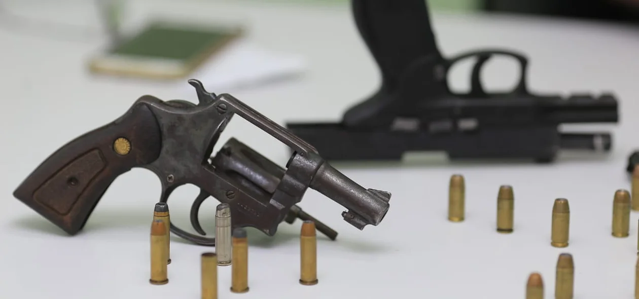 Arma apreendida pela polícia 