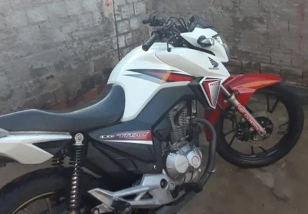 Motocicleta roubada 