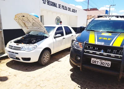 Veículo roubado em Salvador recuperado pela PRF-PI