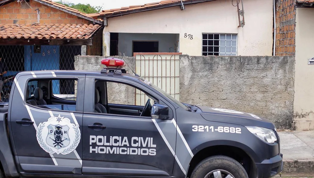 Casa onde aconteceu o crime, no bairro São João
