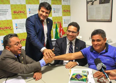Dudu, Deolindo Moura, Daniel Oliveira e Cícero Magalhães