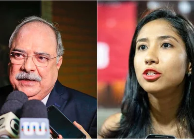Osmar Júnior e Isadora Cortez