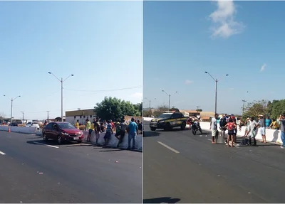Carro estava atravessando a BR 316 quando aconteceu a colisão. A vítima parou no outro lado da pista