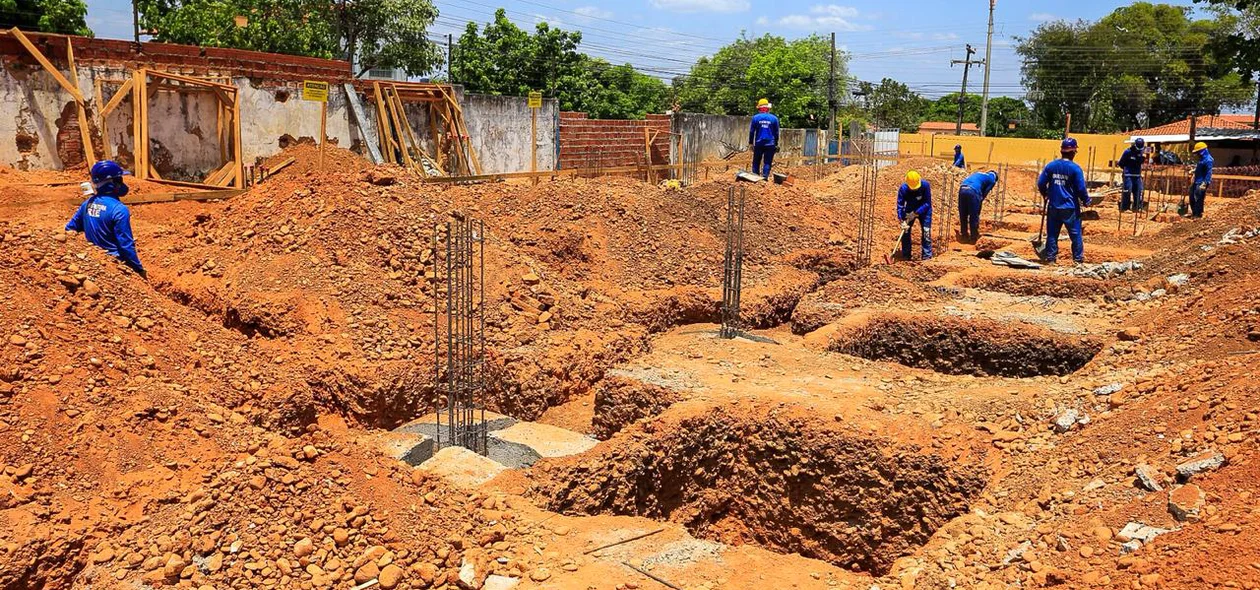 Inicio das obras 