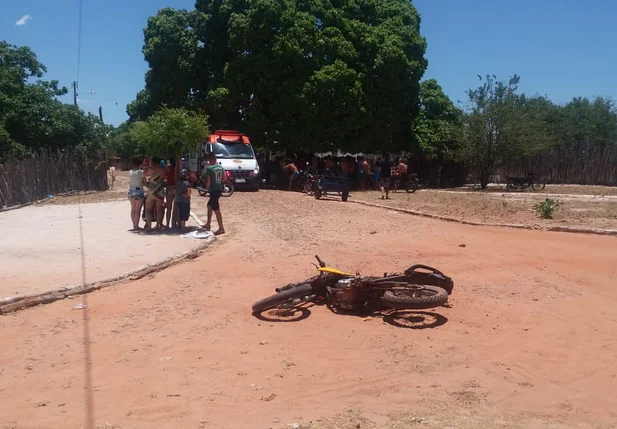 Local do acidente em Cocal que deixou três pessoas feridas