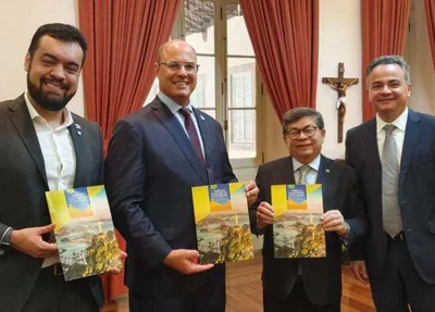 Valter Alencar em evento com o governador Witzel em maio deste ano