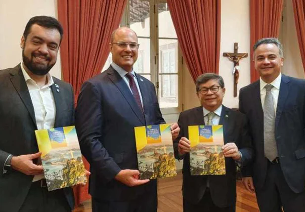 Valter Alencar em evento com o governador Witzel em maio deste ano