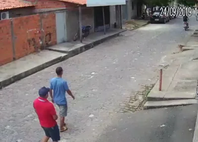 Câmera flagra empresário sendo baleado em Teresina