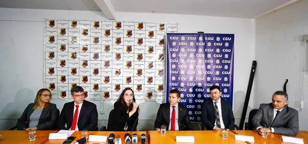 Coletiva da Polícia Federal sobre a Operação Satélites