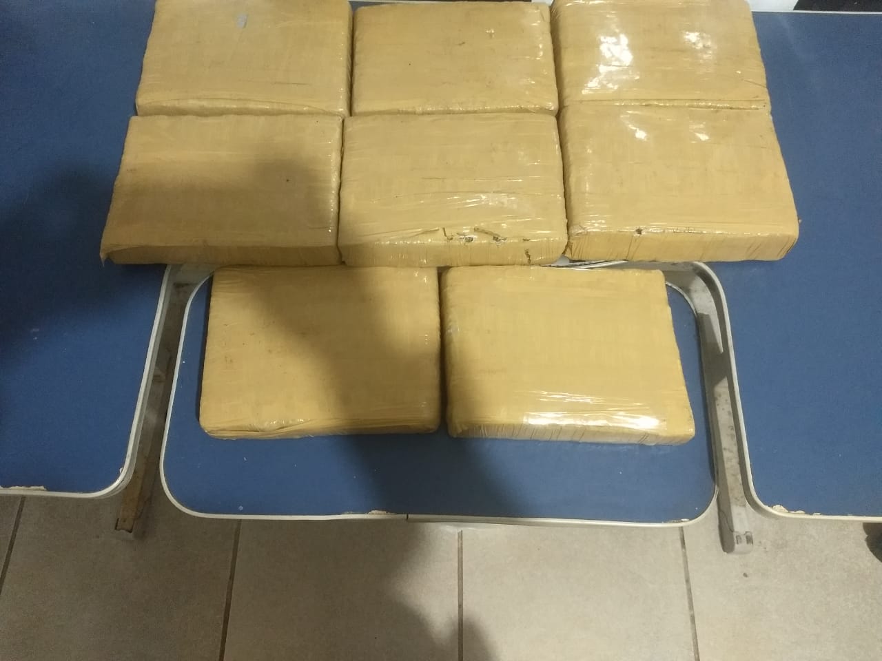 Droga apreendida pela PM na PI 245 