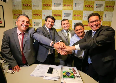 Dudu, Deolindo, Fábio Novo, Cícero Magalhães e Daniel Oliveira