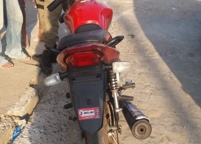 Motocicleta recuperada em Cocal