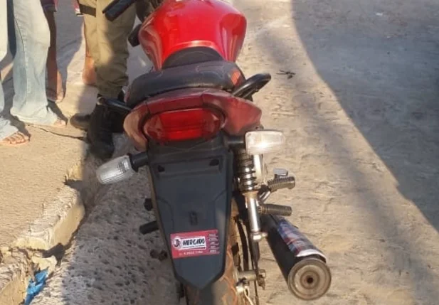 Motocicleta recuperada em Cocal