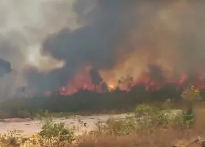 Incêndio no residencial Eduardo Costa