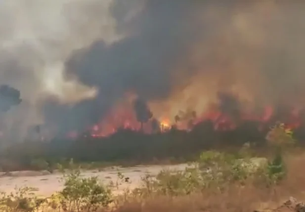 Incêndio no residencial Eduardo Costa