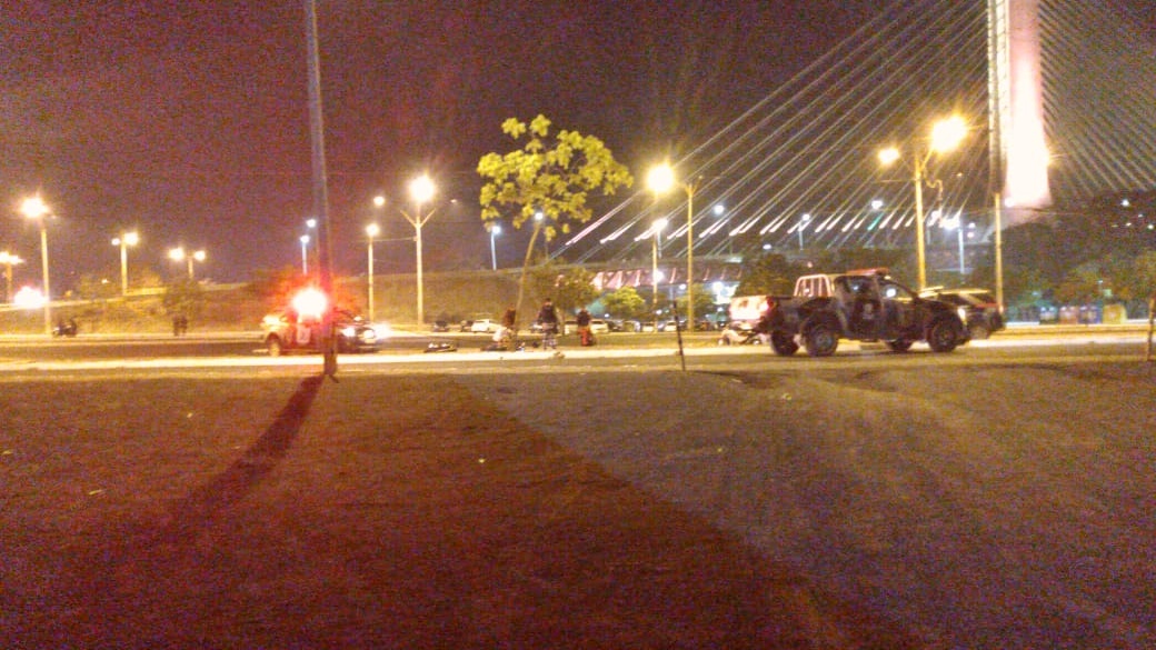 PM apreende 9 veículos no estacionamento da Ponte Estaiada