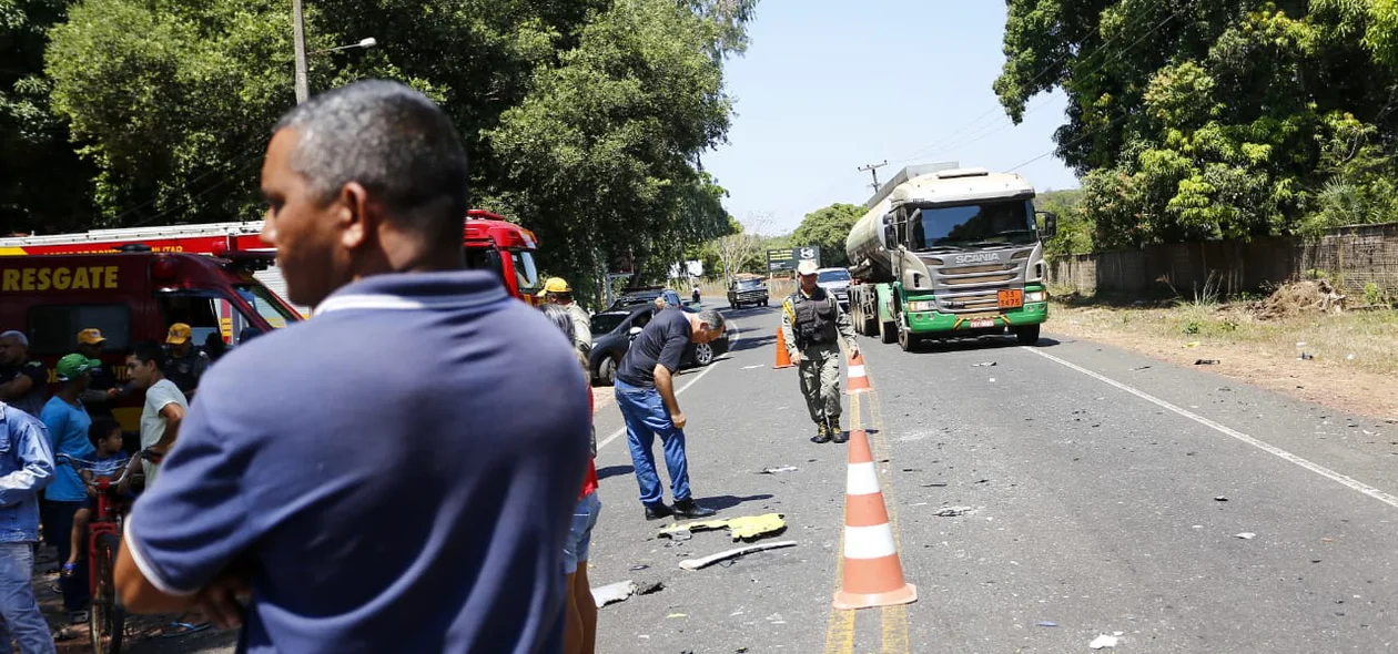 Acidente aconteceu na PI 113