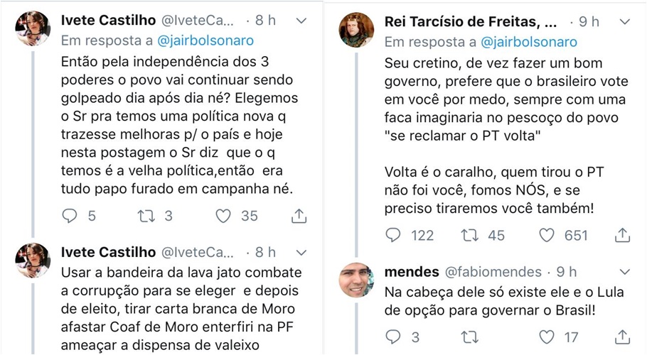 Críticas ao presidente Jair Bolsonaro 