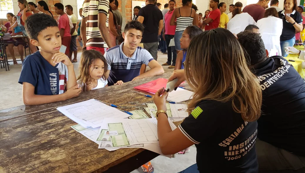 Emissão de carteiras de identidade