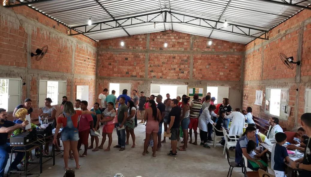 Projeto atendeu população do Povoado Árvores Verdes