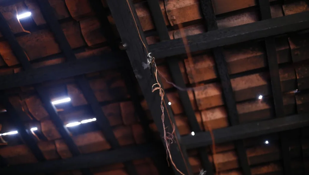 A fiação elétrica do local ficou destruída