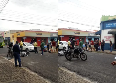 O acidente ocorreu na Rua Rui Barbosa