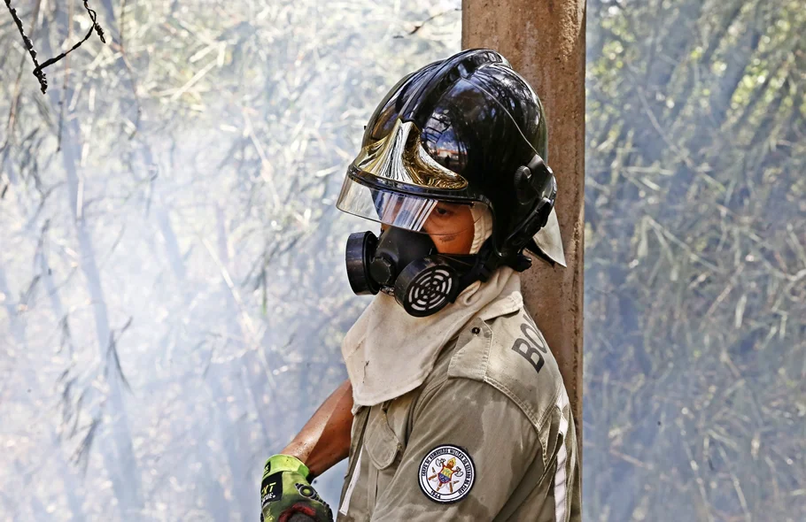 O incêndio ocorreu próximo ao Riverside