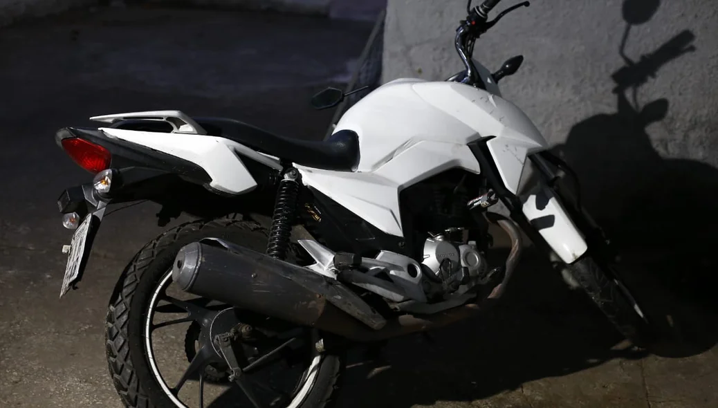 Motocicleta apreendida