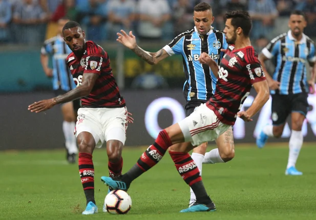 Partida entre Grêmio e Flamengo
