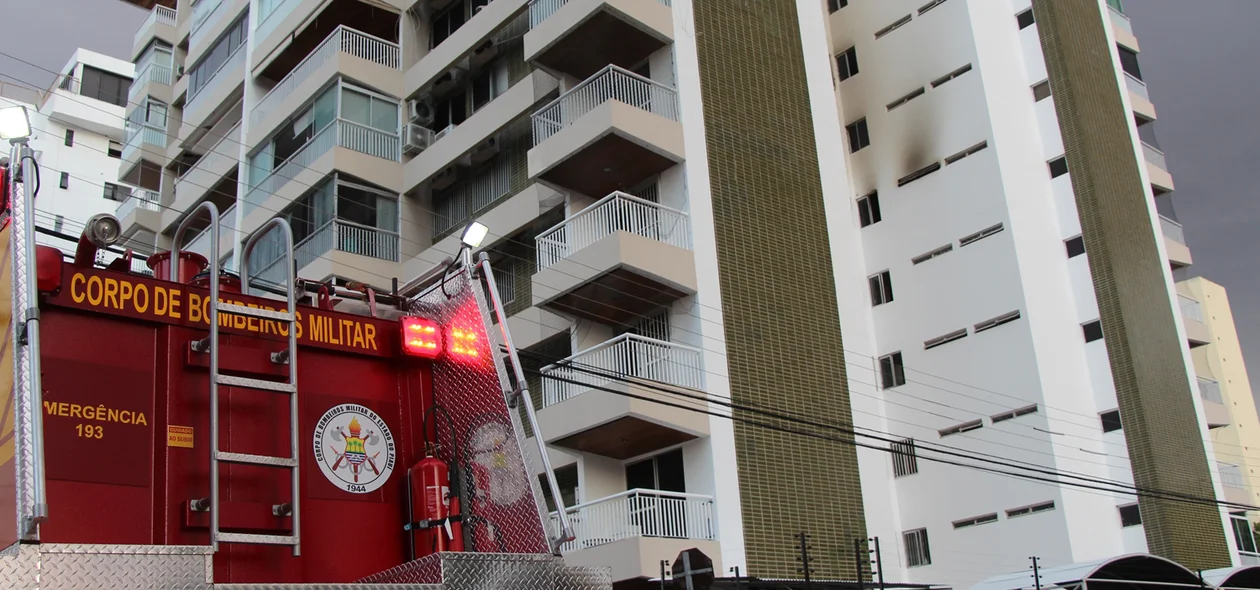 Corpo de Bombeiros atendeu a ocorrência no local