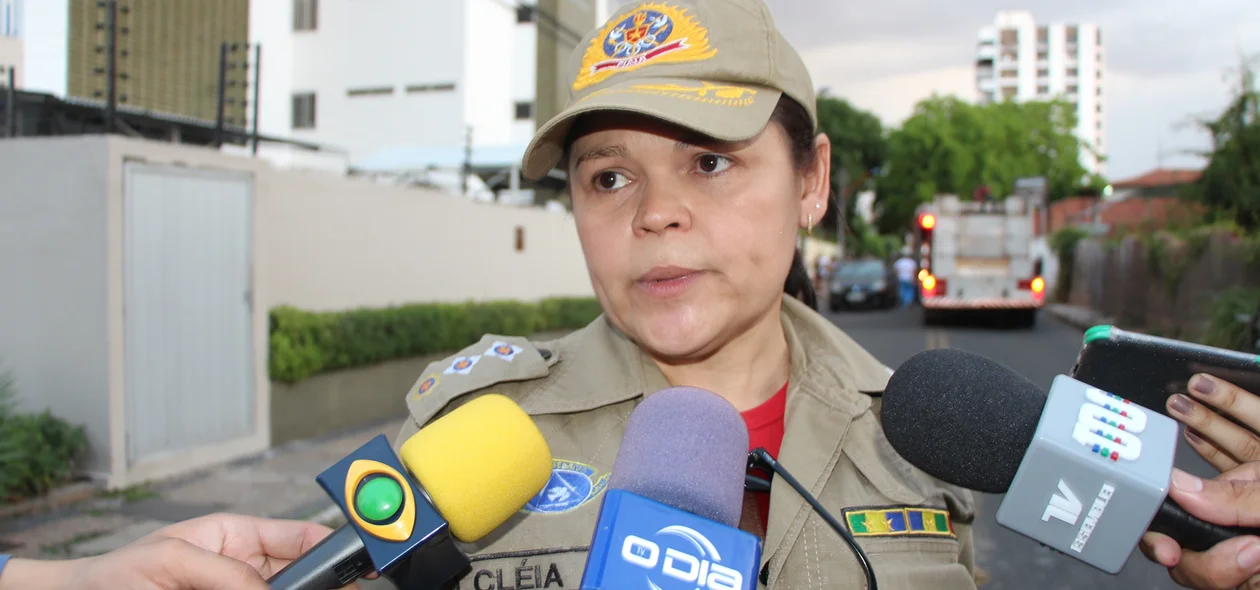 Major Ana Cléia comandou o atendimento