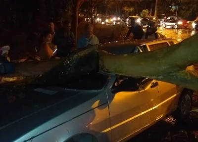 Veículo ficou destruído